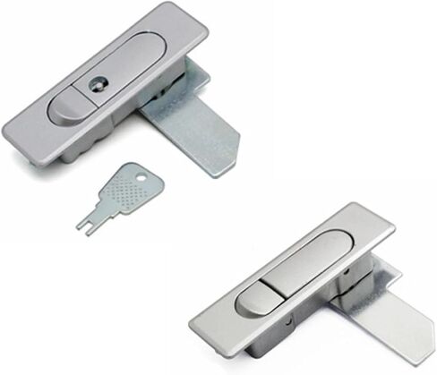 Zinc Alloy Flat Lock Commonly for Electrical Cabinet Distribution Box Door Industrial Equipment 1Pcs(No Lock) in Saudi Arabia
