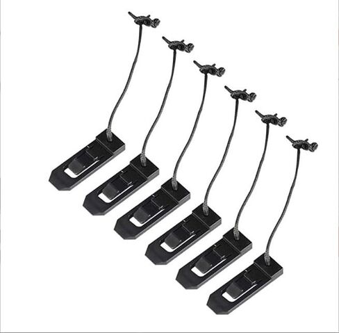 5Pcs Black Surfboard Fin Clips Replacement Surfboard Fin Buckle Paddle Fin Clamps Accessory for Long Boards,Surfing in Saudi Arabia