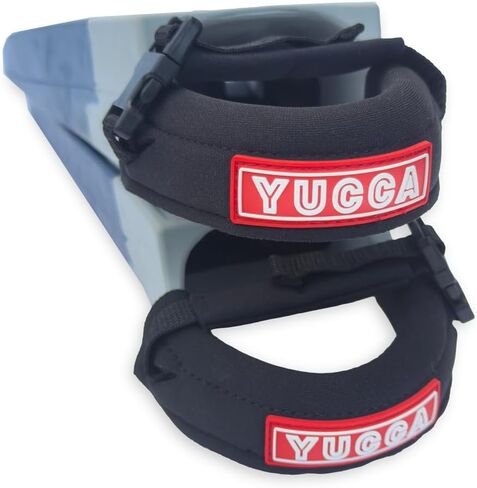 Yucca Fins Premium Fin Savers & Heel Strap - Padded Neoprene Heel Guard with Secure Nylon Webbing - Adjustable Anti-Slip Fin Tethers for Bodysurfing & Bodyboarding in Saudi Arabia