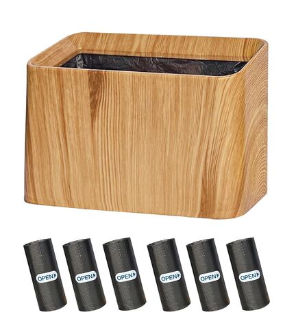 Mini Trash Can for Desk(0.5Gal/2L),Tiny Countertop Trash Can (with 90 Bags),Small Office Desktop Garbage Cans,Tabletop Waste Basket with Open Top,Mini Trash Bin for Bedroom,Vanity,Car in Saudi Arabia