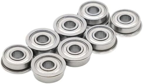 2PCS F693ZZ 3x8x4mm ABEC-7 Flange Bearing Deep Groove Ball Bearing Ball Bearing in Saudi Arabia