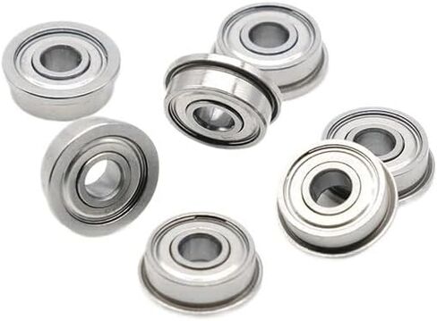2PCS F693ZZ 3x8x4mm ABEC-7 Flange Bearing Deep Groove Ball Bearing Ball Bearing in Saudi Arabia