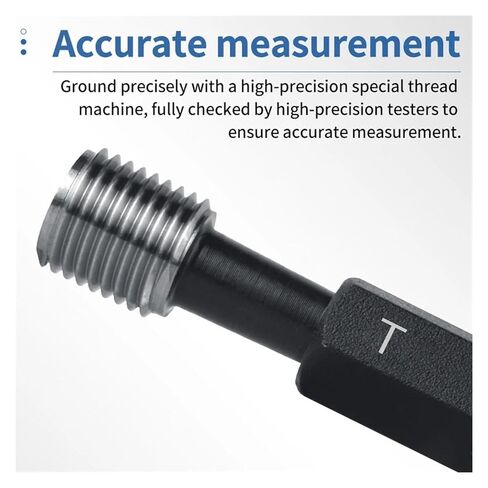 1PCS Metric Standard Thread Pass and Stop Gauge 6H M2-M12(M3X0.5 6H) in Saudi Arabia