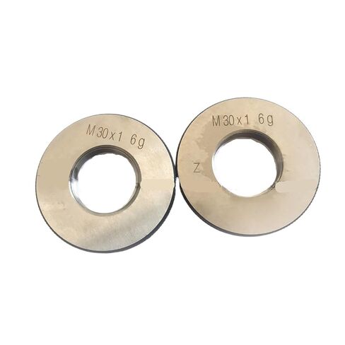2-piece Set of Metric Thread Ring gauges, Specification 6g M30X3.5(M30X3.5 6g) in Saudi Arabia
