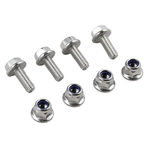 4 قطع 19M7775 14M7303 مسمار طرفي للبطارية ذو حواف سداسية وجوز متوافق مع جرار John Deere Lawn Tractor L100 L110 D150 D160 D170 G110 LX176 LX178 استبدال مسامير طرفية البطارية صواميل الفولاذ المقاوم للصدأ in Kuwait