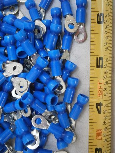 New Pack of R4159F Crimp Terminals Ring #6 16/14 Copper Lot of 100#4322 Multi-Purpose Comprehensive Hardware Fastener Assortment Kit WnyNEH06057 in Saudi Arabia