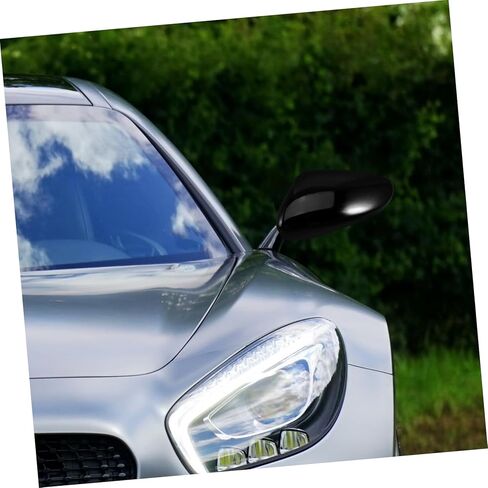 Car Mirror Cover Auto Rearview Mirror Cap for Glossy Right Side Easy Installation Protects Internal Components in Saudi Arabia
