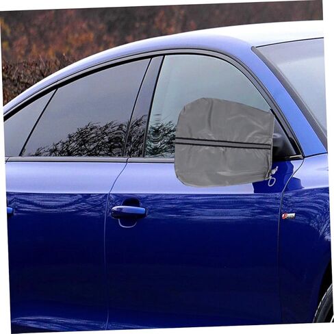 OUNONA Side Mirror Covers Reflective Strips Durable Car Mirror Protectors for Snow Ice and Rain Essential Vehicle Accessories for Winter Weather Oxford in Saudi Arabia