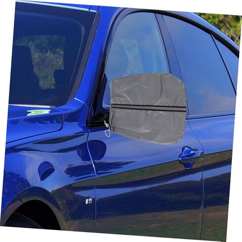 OUNONA Side Mirror Covers Reflective Strips Durable Car Mirror Protectors for Snow Ice and Rain Essential Vehicle Accessories for Winter Weather Oxford in Saudi Arabia