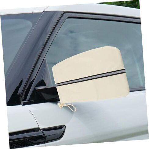 OUNONA Side Mirror Covers Reflective Strips Durable Car Mirror Protectors for Snow Ice and Rain Essential Vehicle Accessories for Winter Weather Oxford in Saudi Arabia