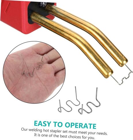 Balacoo 400pcs Hot Welding Staples for Automotive Bumper Repair Pre-Cut Welding Wire for Repair Tool for Car Bumpers and Motorcycle Parts in Saudi Arabia