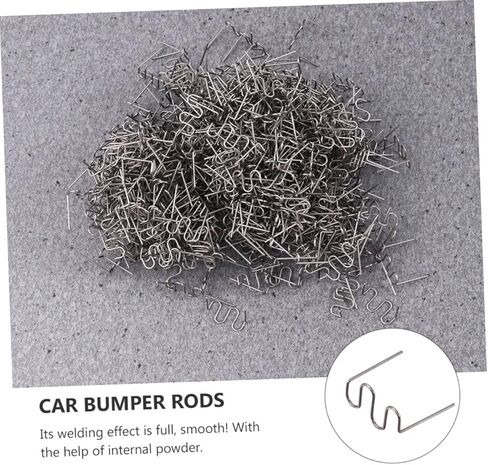 Holibanna 1000pcs Car Bumper Repair Welding Studs Plastic Welding Rods for Bumper Repair Kit Suitable for Car Types Easy to Use Accessories in Kuwait