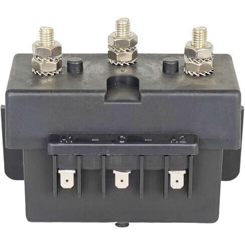 EZROAD 6000W 12V 3-Wire Tripolar Reverse Solenoid Control Box Compatible with Anchor Windlass Marine Boat Electric Winch Forklift Construction Machinery Ship Max Heavy Duty Dual Direction Contactor in Saudi Arabia