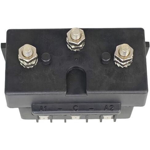 EZROAD 6000W 12V 3-Wire Tripolar Reverse Solenoid Control Box Compatible with Anchor Windlass Marine Boat Electric Winch Forklift Construction Machinery Ship Max Heavy Duty Dual Direction Contactor in Saudi Arabia