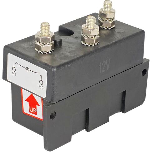 EZROAD 6000W 12V 3-Wire Tripolar Reverse Solenoid Control Box Compatible with Anchor Windlass Marine Boat Electric Winch Forklift Construction Machinery Ship Max Heavy Duty Dual Direction Contactor in Saudi Arabia