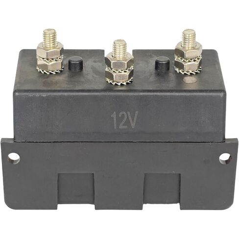 EZROAD 6000W 12V 3-Wire Tripolar Reverse Solenoid Control Box Compatible with Anchor Windlass Marine Boat Electric Winch Forklift Construction Machinery Ship Max Heavy Duty Dual Direction Contactor in Saudi Arabia