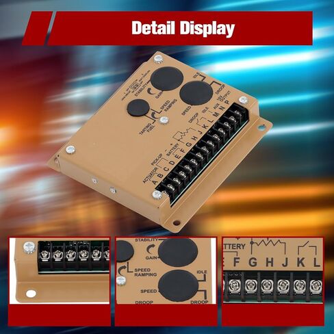 Findmall ESD5500E مولد محافظ المحرك وحدة التحكم في السرعة ADC120-12V MSP675 متوافق مع المولد الرئيسي in Saudi Arabia