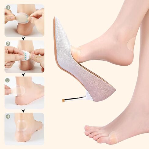 36PCS Hydrocolloid Blister Bandages – Waterproof Gel Cushions Pads for Blister Prevention & Relief, Feet & Toes Blister Prevention & Recovery (Variety Pack) in Kuwait