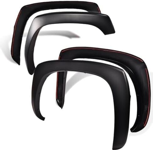 G-PLUS Fender Flares, Fit 2007-2013 Chevy Silverado 1500/2007-2014 Silverado 2500HD 3500HD, 78.0"/97.6" Long Bed in Saudi Arabia