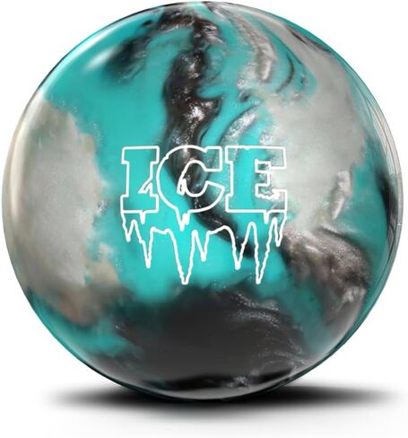 Bowlerstore Products Storm PRE-DRILLED Ice Bowling Ball- Teal/Silver/Graphite in Saudi Arabia