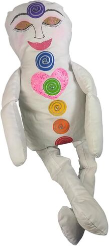 دمية ريكي ، دمية شفاء الطاقة عن بعد مع شاكرات ملونة ، دمية شاكرا شاكرا شاكرا ، هدية دمية شاكرا ناعمة in Kuwait