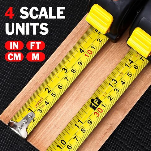 Tape Measure 25 ft, 10 Pack Bulk Easy Read Measuring Tape Retractable, Measurement Tape 25 FT by 1 in in Saudi Arabia