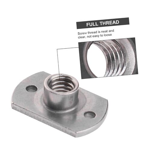 Mobestech 15-Pack T-Shaped Welded Screw Nuts Multi-Purpose Carbon Steel T-Nuts for Home Office Compatible M6 Sturdy and Versatile Fasteners in Saudi Arabia