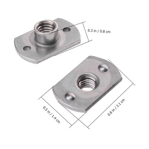 Mobestech 15-Pack T-Shaped Welded Screw Nuts Multi-Purpose Carbon Steel T-Nuts for Home Office Compatible M6 Sturdy and Versatile Fasteners in Saudi Arabia