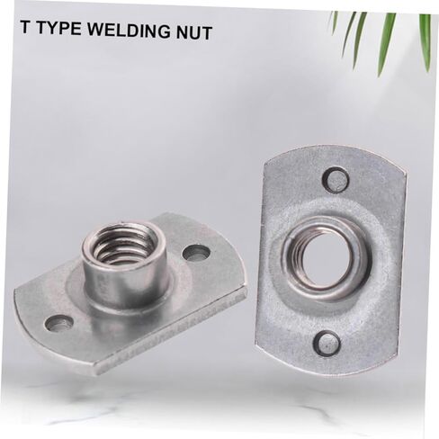Mobestech 15-Pack T-Shaped Welded Screw Nuts Multi-Purpose Carbon Steel T-Nuts for Home Office Compatible M6 Sturdy and Versatile Fasteners in Saudi Arabia