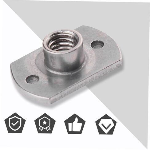 Mobestech 15-Pack T-Shaped Welded Screw Nuts Multi-Purpose Carbon Steel T-Nuts for Home Office Compatible M6 Sturdy and Versatile Fasteners in Saudi Arabia