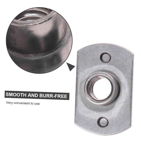Mobestech 15-Pack T-Shaped Welded Screw Nuts Multi-Purpose Carbon Steel T-Nuts for Home Office Compatible M6 Sturdy and Versatile Fasteners in Saudi Arabia