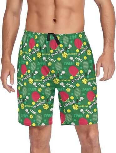 Pajama Shorts for Men Valentines Gift, Men's Pajama Bottoms, Sleepwear for Dad's Gift in Saudi Arabia