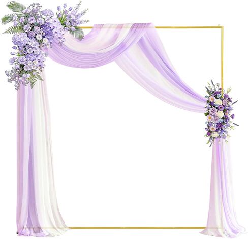 6.6 قدم × 6.6 قدم قوس قوس الزفاف ، موقف الخلفية المربعة ، قوس مربع لحفل حفل زفاف حفل عيد ميلاد الطفل الذكرى السنوية in Kuwait