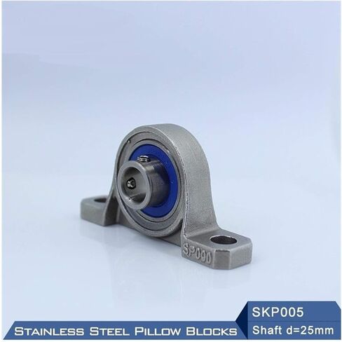Bearing Housings SKP005 Shaft 25mm Mounted Bearings SSKP005 Stainless Steel Pillow Block S KP005 25 mm in Saudi Arabia