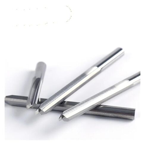 1 قطعة مطحنة نهاية مستقيمة 3.175/4/6/8 مم عرقوب 2 لقمة طحن الناي TiCN كربيد المغلفة باستخدام الحاسب الآلي قاطعة المطحنة للخشب (4 × 28 × 4 × 50) in Kuwait