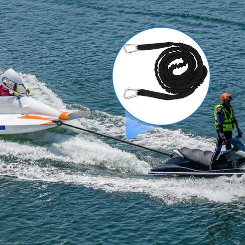Bungee Anchor Line, 7-14 Inch Adjustable Boat Bungee Dock Lines for Boats, Boat Anchor, Absorbs Shock from Swells & Wind, Prevents Dislodging for Anchoring, Mooring & Tethering in Saudi Arabia