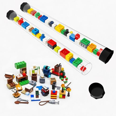 Clear Plastic Storage Tubes with Black Caps 10 PCS 1× 12 Inch Reusable Rigid Round Tube with Labels Display Cylinder Clear Container for Incense Sticks, Artwork,Needles,Hooks and IDY Supplies in Kuwait