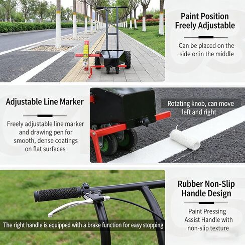 Line Marking Machine - Adjustable Striping Equipment: Precise Versatile Paint Application for Sports Fields, Schools, Factories & Roads in Saudi Arabia