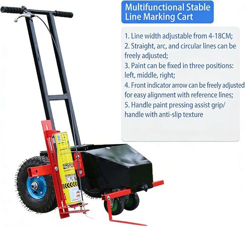 Line Marking Machine - Adjustable Striping Equipment: Precise Versatile Paint Application for Sports Fields, Schools, Factories & Roads in Saudi Arabia