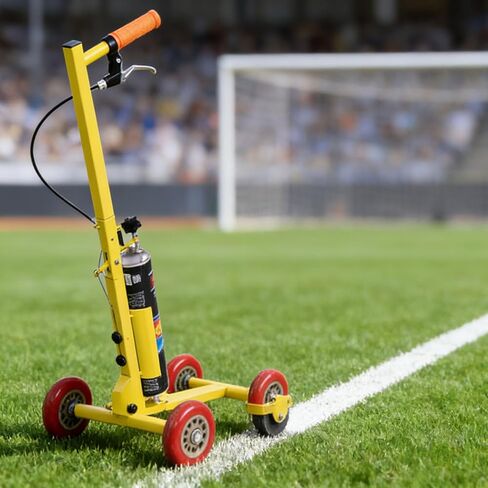 Heavy-Duty Wheel Spray Line Marker: Adjustable Road Striping Machine for Parking Lot, Sports Court & Industrial Facilities in Saudi Arabia