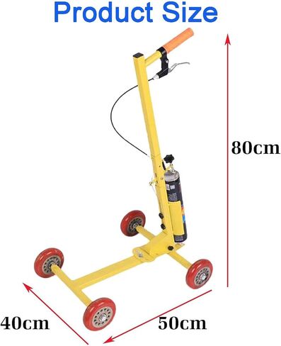 Heavy-Duty Wheel Spray Line Marker: Adjustable Road Striping Machine for Parking Lot, Sports Court & Industrial Facilities in Saudi Arabia