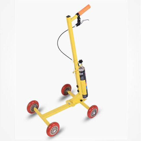 Heavy-Duty Wheel Spray Line Marker: Adjustable Road Striping Machine for Parking Lot, Sports Court & Industrial Facilities in Saudi Arabia