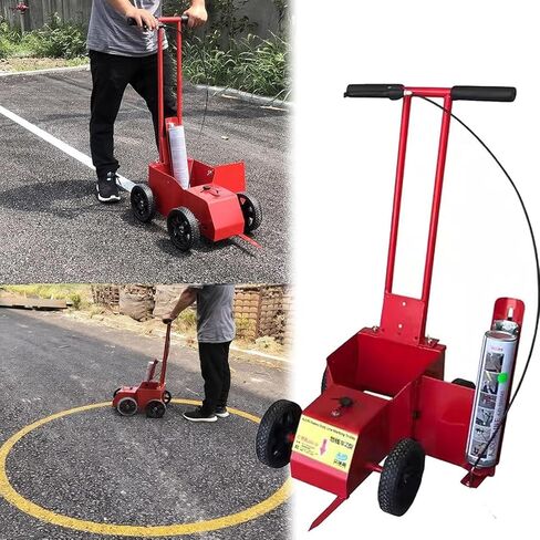 Heavy-Duty Durable Steerable Inverted Line Marking Machine: Concrete & Paint Striping Equipment for Sports Fields & Industrial Sites in Saudi Arabia