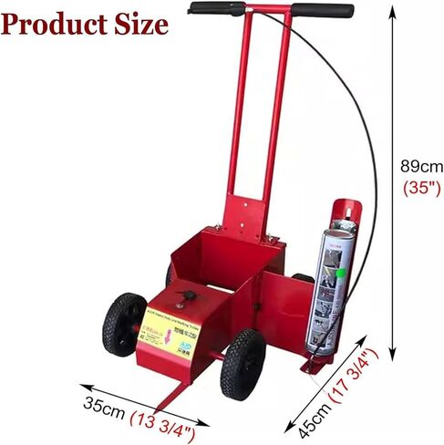 Heavy-Duty Durable Steerable Inverted Line Marking Machine: Concrete & Paint Striping Equipment for Sports Fields & Industrial Sites in Saudi Arabia