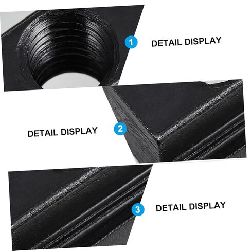 Luxshiny 10Pcs Slot Nuts for Industrial Frame Carbon Steel Nut with Oxide Coating and Fasteners for Truck Bed Rails in Kuwait