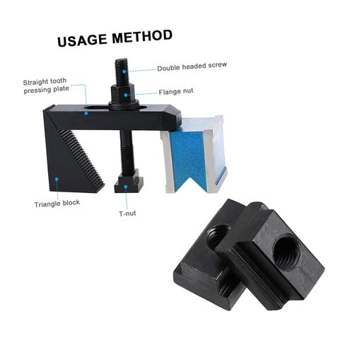 Luxshiny 10Pcs Slot Nuts for Industrial Frame Carbon Steel Nut with Oxide Coating and Fasteners for Truck Bed Rails in Kuwait