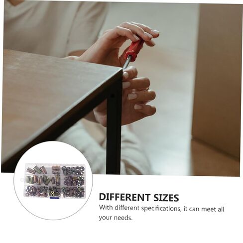 Zerodeko 120pcs T-Nut Assortment Alloy Furniture Mounting Nuts for Wood T-Slot and Aluminum Extrusion Applications in Saudi Arabia