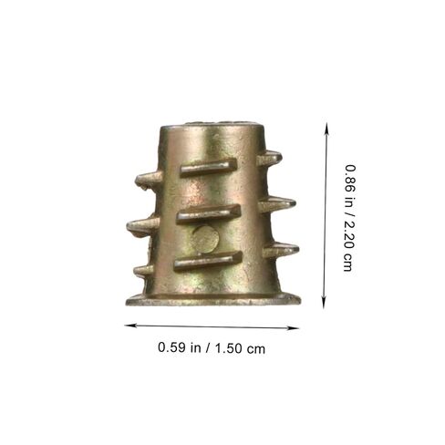 Zerodeko 120pcs T-Nut Assortment Alloy Furniture Mounting Nuts for Wood T-Slot and Aluminum Extrusion Applications in Saudi Arabia