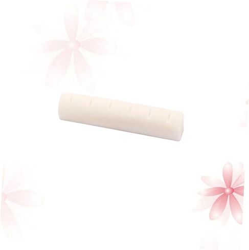5pcs Slotted Oxen Bone Guitar Nuts for Bass Guitar Natural Bone Instrument Accessory Easy Installation Better Tone Lightweight in Saudi Arabia
