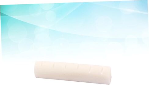 5pcs Slotted Oxen Bone Guitar Nuts for Bass Guitar Natural Bone Instrument Accessory Easy Installation Better Tone Lightweight in Saudi Arabia